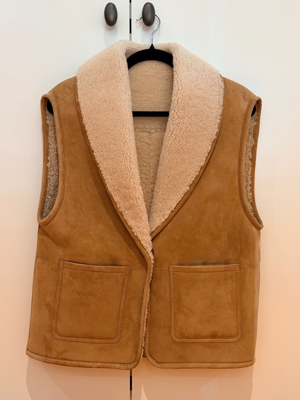 Gerard Darel Reversible Sheepskin Vest